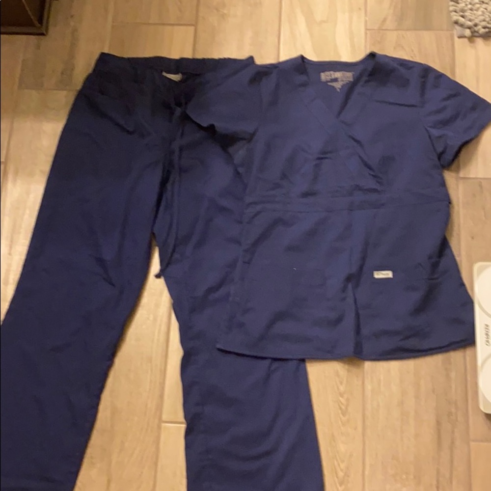 Like new Greys anatomy navy scrubs